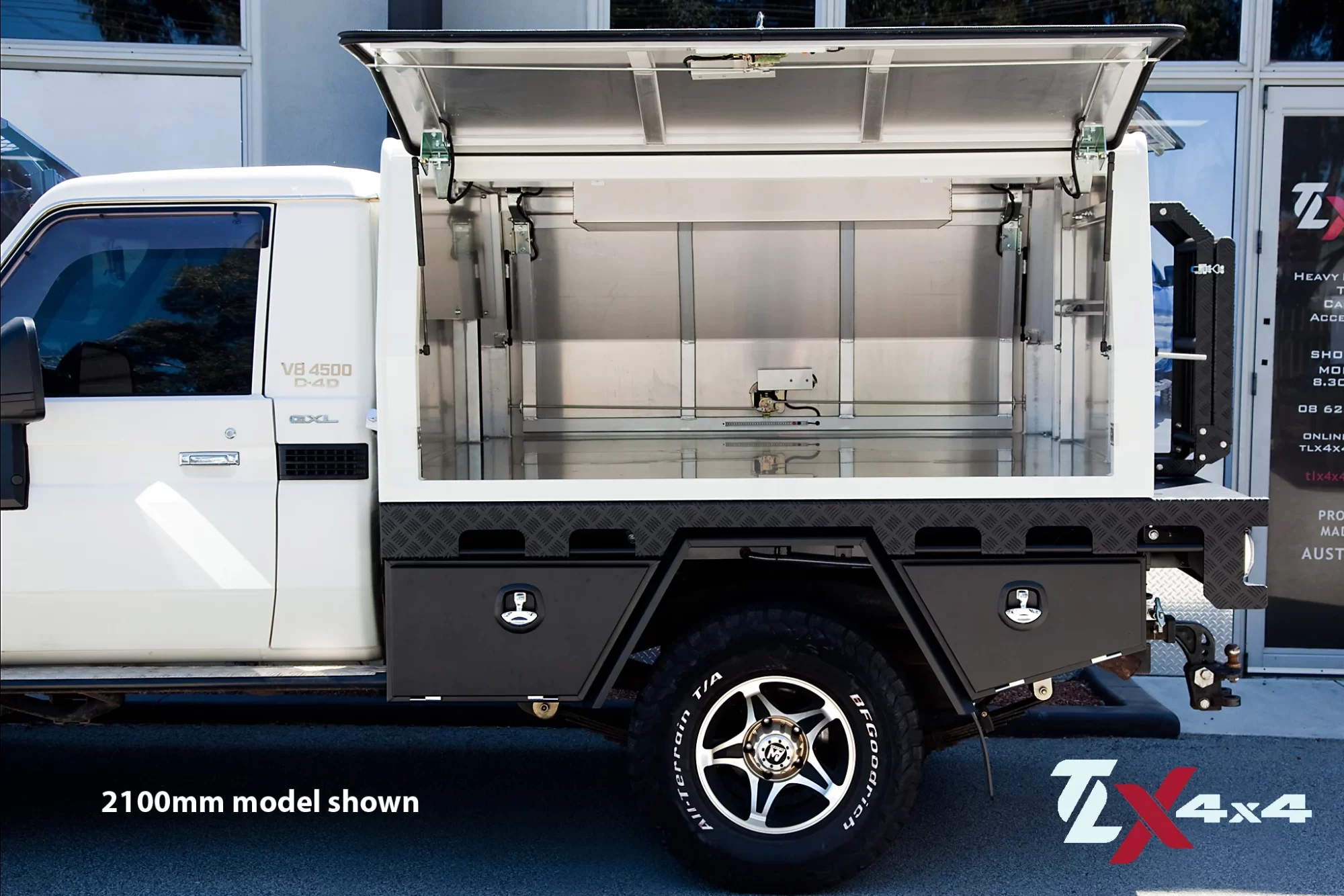TLX4x4 Heavy Duty Alloy 2310mm Chassis-mount Canopy