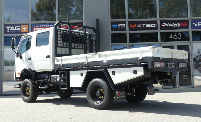 expedition truck at tlx office