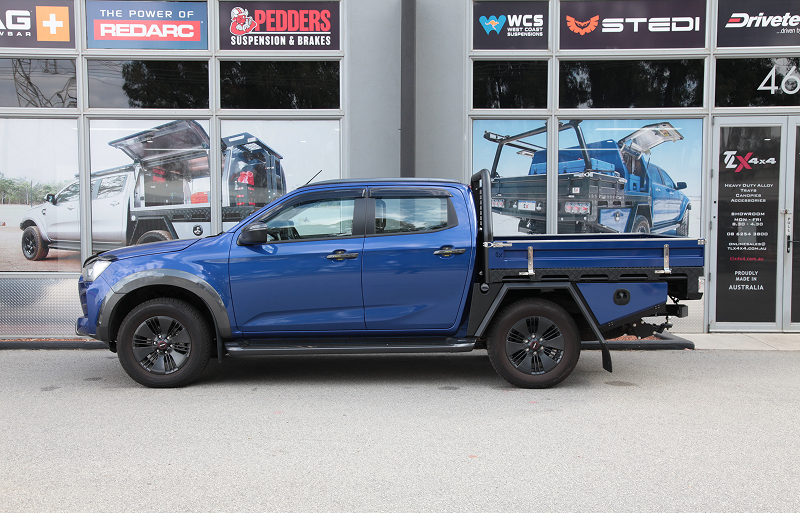 trays slider blue ute