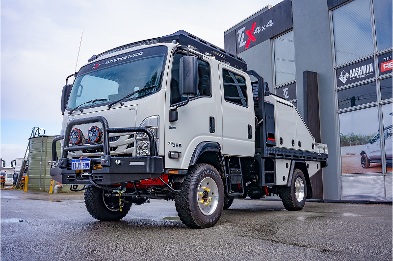 tlx expedition truck at tlx office